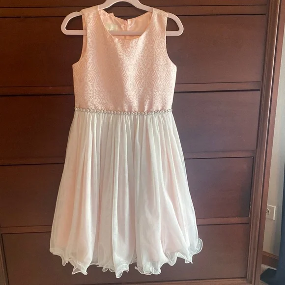 girls size 7 formal dress Heavenly Black Couture Rental Gown